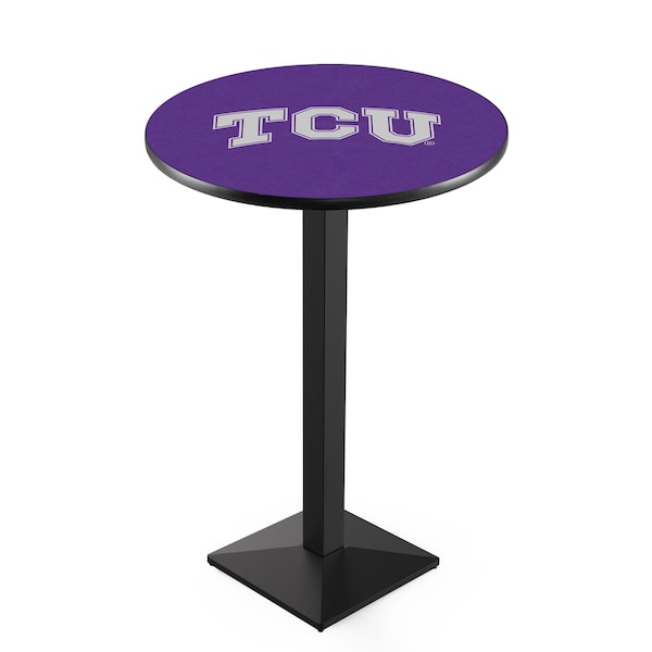 42" Blk Wrinkle TCU Pub Table